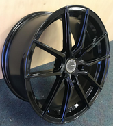 18" Velsen Wheel 103-M 🌟 18X8 +38 5X114.3 🌟 C.B-73.1 Gloss Black Rim